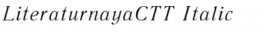LiteraturnayaC Italic