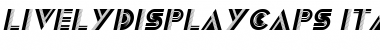 LivelyDisplayCaps Font