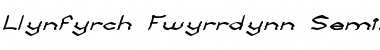 Llynfyrch Fwyrrdynn SemiBold Font