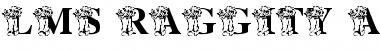 LMS Raggity Andy Alphabet Font