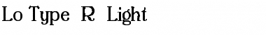 Lo-Type BQ Light
