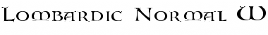 Lombardic-Normal Wd Regular Font