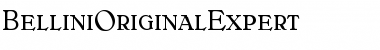 BelliniOriginalExpert Font