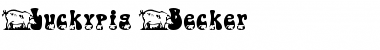 Luckypig Becker Normal Font