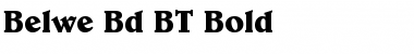 Belwe Bd BT Font