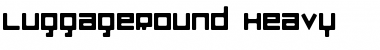 LuggageRound Font