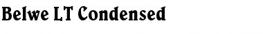 Belwe LT Condensed Font