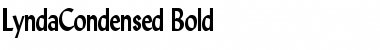 LyndaCondensed Bold Font