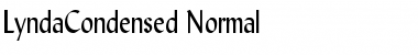 LyndaCondensed Normal Font