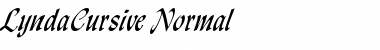 LyndaCursive Normal Font