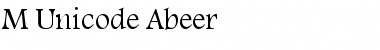 M Unicode Abeer Font