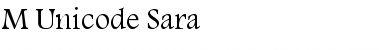 M Unicode Sara Font