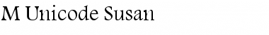 M Unicode Susan Font