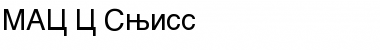 MAC C Swiss Font