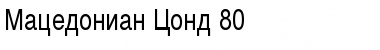 Macedonian Cond 80 Regular Font