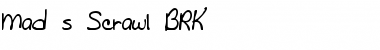 Download Mad's Scrawl BRK Font