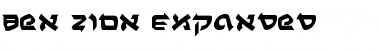 Ben-Zion Expanded Font