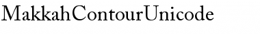 Makkah Contour Unicode Font