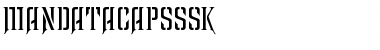 MandataCapsSSK Regular Font