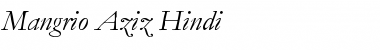 Mangrio-Aziz_Hindi Regular Font