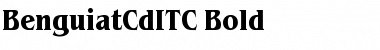 BenguiatCdITC Bold Font