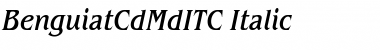 BenguiatCdMdITC Italic