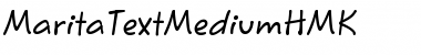 MaritaTextMediumHMK Regular Font