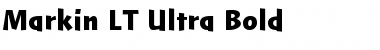Markin LT UltraBold Font