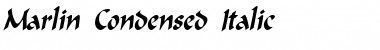 Marlin Condensed Font