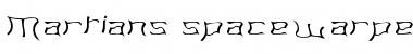 Martians spacewarped my dad Font