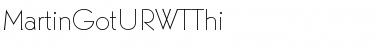 MartinGotURWTThi Font