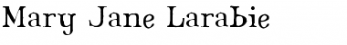 Mary Jane Larabie Font