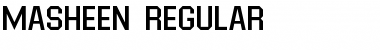Masheen Regular Font