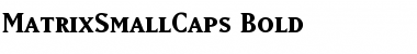 MatrixSmallCaps Font