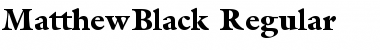 MatthewBlack Regular