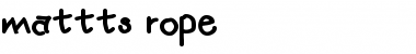 mattts rope Font