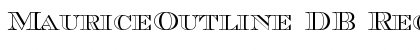 MauriceOutline DB Regular Font