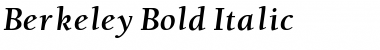 Berkeley Bold Italic