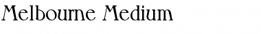 Melbourne-Medium Font