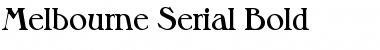 Melbourne-Serial Font