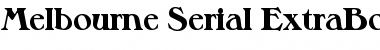 Melbourne-Serial-ExtraBold Font