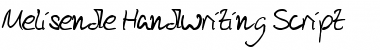 Melisende Handwriting Script Font
