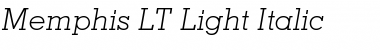 Memphis LT Light Font