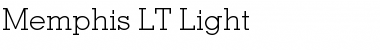 Memphis LT Light Font
