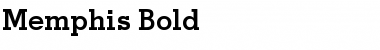 Memphis-Bold Regular Font