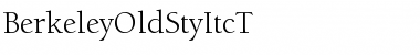 BerkeleyOldStyItcT Regular Font