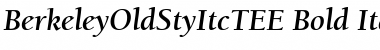 BerkeleyOldStyItcTEE Bold Italic