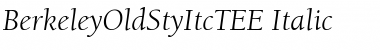 BerkeleyOldStyItcTEE Italic