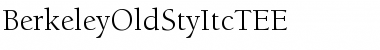 BerkeleyOldStyItcTEE Regular Font