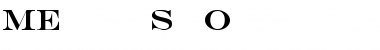 MEngravers-SizeOne Font